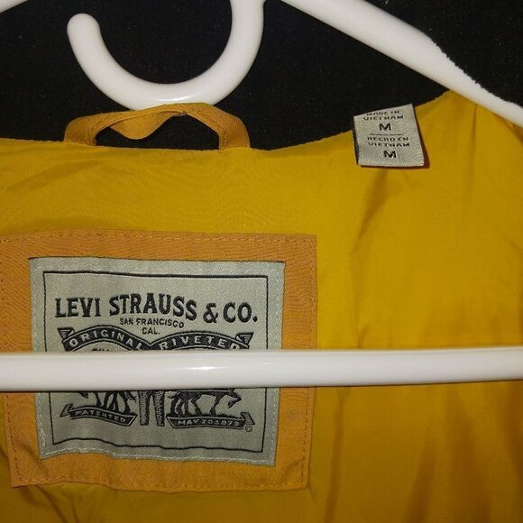 LEVI'S Men's Arctic Cloth Retro Bubble Puffer Zip-Up Jacket - Picture 9 of 11